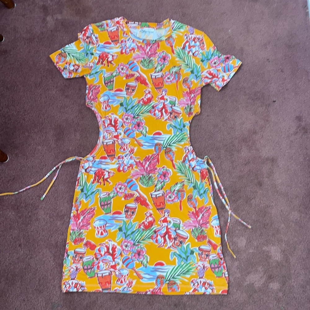 Zara cutout summer dress size medium